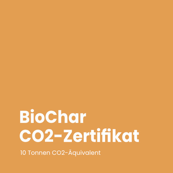 Biochar CO2 Zertifikat